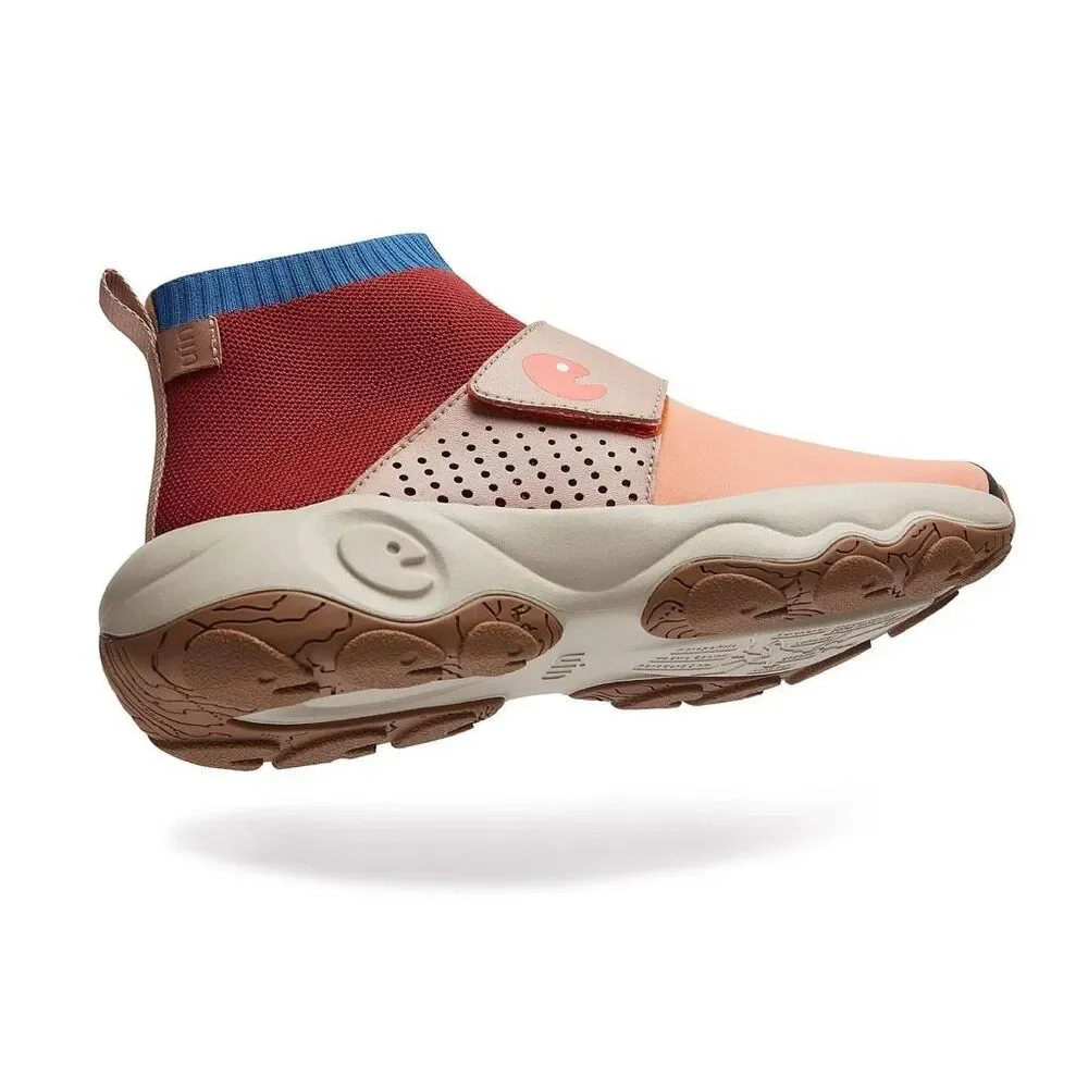 UIN Women's Walking Shoes Non-Slip Comfort Sneaker(Coral CAZORLA II) New No Box